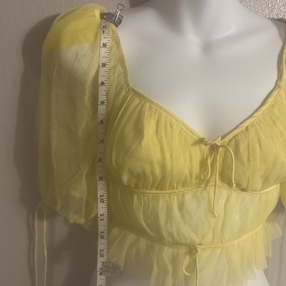 For love & lemon sunshine crop top small - Picture 9 of 13
